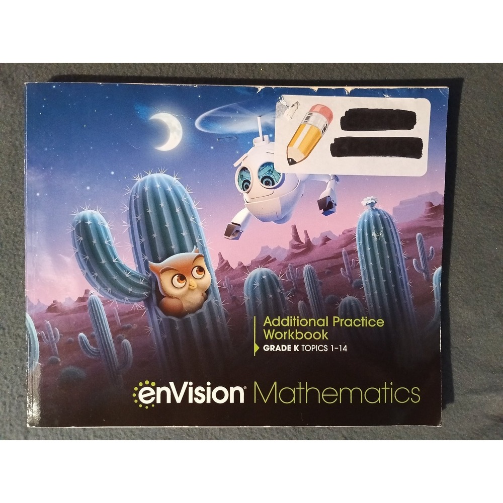 enVision Mathematics Additional Practice Workbook K Math Softcover Illustrated